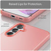 For Samsung Galaxy A35 5G Frosted Translucent TPU Hybrid PC Full Coverage Phone Case(Red)