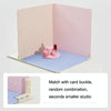 40x40CM Thick Sand Solid Color Background Plate Photo Photography Props(Light Pink)