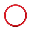 Car Auto Steering Wheel Aluminum Alloy Ring Cover Trim Sticker Decoration for Jaguar(Red)