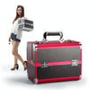 Professional Makeup Box Beauty Salon Manicure Toolbox, Color:Magic Red