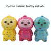 2 PCS TTPU1252 Color-Printed Smiley Face Doll Slow Rebound Decompression Toy(Pink)