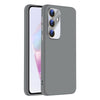 For Samsung Galaxy A35 5G Nano Lens Cover Liquid Silicone Phone Case(Titanium Gray)