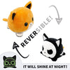 15cm Flipped Doll Double-Sided Expression Flipped Animal Cartoon Doll Plush Toy(Luminous Puppy)
