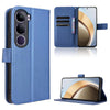 For vivo V40 Lite 4G / 5G IDN Diamond Texture Leather Phone Case(Blue)