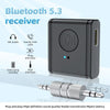 B1 Bluetooth 5.3 AUX Receiver 3.5mm Car Audio Adapter HiFi Sound Hand-Free Call