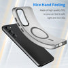 For Samsung Galaxy S23+ 5G MagSafe Frosted Translucent TPU + PC Full Coverage Phone Case(Black)
