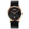 SKMEI 1907 Multifunctional Men 30M Waterproof Fashion Quartz Digital Wrist Watch(Rose Gold)