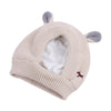 Knitted Rabbit Ear Pet Hat, Grey, Warm, for 15-25kg Dogs