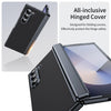 For Samsung Galaxy Z Fold5 Integrated AG Frosted Vacuum Plating Phone Case(Black)