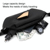 WEIXIER YB9569 Large Capacity Casual Simple Slanting Cross Shoulder Bag Sports Cell Phone Waist Bag(Grey)