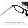 Black Frame Spring Hinge Anti Fatigue & Blue-ray Presbyopic Glasses, +3.50D