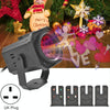 8W Christmas Colorful Rotating Laser Atmosphere Light Random Pattern Delivery UK Plug with 4 Cards