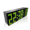 Digital Electronic Alarm Clock Creative LED Desk Clock US Plug, Style:4 Digits 7 Segments(Green Light)