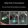 4pcs /Set Vehicle Tire Valve Caps High Precision Tire Pressure Monitoring Warning Cap, Model: Plastic Core