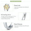S925 Sterling Silver Temperament Female Ring Paw Print Gold-plated Ring
