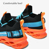 Men Light Breathable Casual Shoes Comfortable Mesh Sneakers Running Shoes, Size: 43(Yellow)