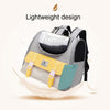 Foldable Cat Backpack Carrier, Blue - Holds 7.5kg, Water-Resistant