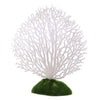 White Silicone Artificial Coral Aquarium Ornament - 14cm