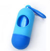 10x Portable Dog Poop Bag Dispensers & Biodegradable Bags (Blue)