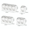 Bathroom Toothbrush Organizer Household Multifunctional Storage Rack, Style: Single Cup Transparent