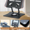G69 Heat Dissipation Rotatable Notebook Desktop Stand Aluminum Alloy Foldable Laptop Bracket(Black)