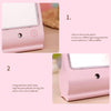 USB Desktop Dressing Mirror LED Table Lamp Portable Nano Spray Beauty Moisture Apparatus Automatic Alcohol Sprayer (Pink)
