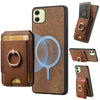 For Samsung Galaxy A05 Retro Splitable Magnetic Stand Card Bag Leather Phone Case(Brown)