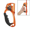 XINDA TP-8606 Outdoor Rock Climbing Aerial Work Anti-fall Handheld Rope Gripper for 8-12mm Diameter Rope left(Orange)