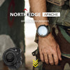 NORTH EDGE Multi-function Waterproof Outdoor Sports Electronic Smart Watch, Support Humidity Measurement / Weather Forecast / Speed Measurement, Style: Nylon Strap(Black)
