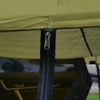 Rear Mosquito Repellent Sun Protection Tent RV Canopy Awning(Green)