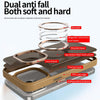 For iPhone 15 Pro Carbon Fiber MagSafe Holder Phone Case(Grey)