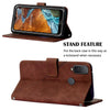 For Alcatel 1L 2021 Crossbody 3D Embossed Flip Leather Phone Case(Brown)