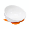 Ceramic Dog Bowl with Non-Slip Mat, Orange, 150ml