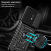 For Nokia C10 Sliding Camera Cover Design TPU+PC Phone Case(Black)