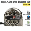 5M 19mm Hollow Steel Tape Measure Waterproof Rust Prevention Metal Ruler