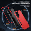 For Samsung Galaxy S25 Ultra 5G TPU + PC Shockproof Protective Phone Case(Red + Black)