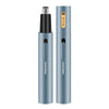 SPORTSMAN Metal Aluminum Tube Body Rechargeable Nose Hair Device, Style: Sideburns 2 In 1(Light Blue)