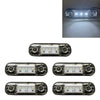 5 PCS MK-327 Car / Truck 3LEDs Side Marker Indicator Light Tail Light (White Light)
