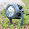 LED Flood Light COB Outdoor Waterproof Spotlight Billboard Lights Garden Lamp, Color: 5W 2 Color Select 1