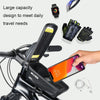 WILD MAN ES12X 1LEVA Hard Shell Bicycle Bag Cycling Phone Touch Screen Front Beam Bag, Color: Blue