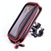 OKD Motorcycle Bicycle Touch Screen Waterproof Mobile Phone Bag Bracket XL(Upgrade+U-shaped Base)