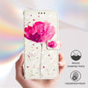 For Samsung Galaxy A26 5G 3D Painting Horizontal Flip Leather Phone Case(Flower)