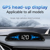 Car HUD GPS Head-Up Display - Speed, Fatigue Alerts, 10Hz Refresh