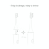 3 PCS Original Xiaomi Mijia Regular Replacement Brush Heads for Xiaomi Ultrasonic Electric Toothbrush (HC6109)