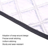 Car Front Windshield Cover Sun Shade Snow Shield Sunscreen Heat Insulation Frostproof Car Coat Half Cover, Style: Free Tie Model(Silver)