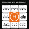 LKTOP 50cm Drone Universal Landing Pad Double-sided Waterproof Foldable RC Aircraft Launch Mat