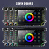 For Volkswagen Q3300KT 7-inch 2+32G Car Multimedia Player Navigation Bluetooth Reversing Integrated Machine Android 10.0, Style:Standard+4Lights Camera