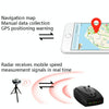 STR525 Electronic Dog Flow Measurement Early Warning Vehicle Automobile Detection Instrument Vehicle Speaker Support English / Russian Laser Radar