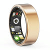 R11M SIZE 7 Smart Ring, Support Heart Rate / Blood Oxygen / Sleep / Multiple Sports Modes(Gold)