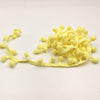 20 Yards Pompom Lace Ribbon Fur Ball Trim For Craft DIY Curtain Home Decorative Clothes Sewing Accessories(Light Yellow)